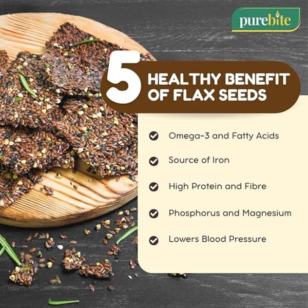 Purebite Roasted Flax Seeds - Image 3