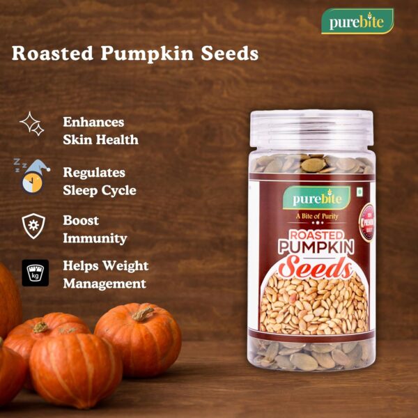 Purebite Roasted Pumpkin Seeds - Image 4